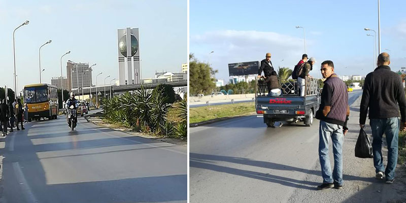 صورة جميلة: تونسيون يُنقذون أبناء وطنهم من ''همّ الكار الصفراء''