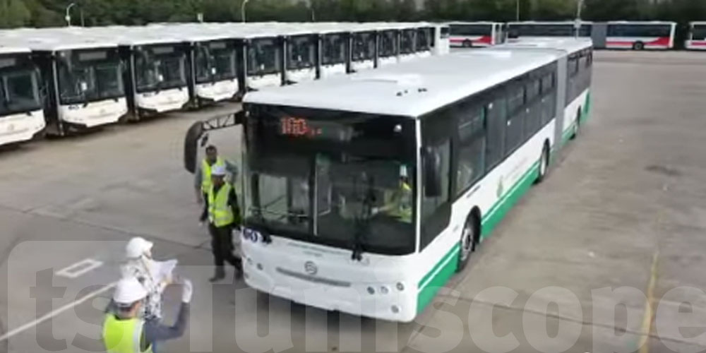Tunis se prépare à accueillir 461 nouveaux bus venus de Chine