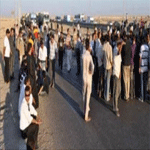 سيدي بوزيد: فتح الطريق الوطنية الرابطة بين صفاقس و القصرين و إيقاف 11 شخص