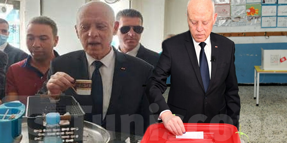 En photos : Kaïs Saïed boit son capucin à son café habituel