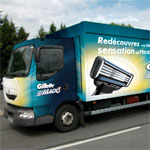 Gillette « Shave Tour » 2012 le Mach 3 prend le Camion 