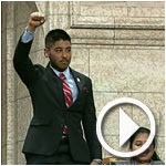 En vidéo : Un jeune cancéreux premier ministre du Canada, pour une semaine 