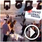 En direct à Cannes : le Grand Journal de Canal+ interrompu après deux coups de feu en l'air