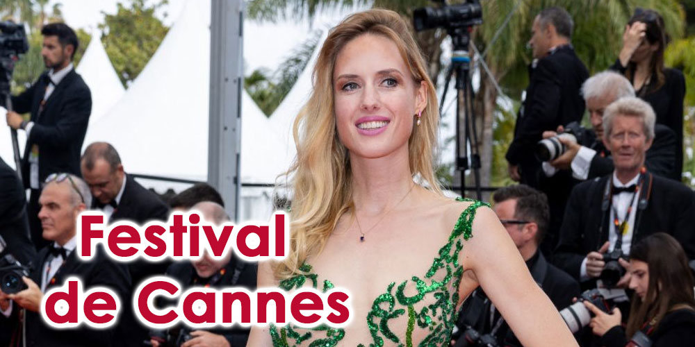 En photos: L'actrice allemande Wilma Elles habillée par Esthere Maryline au Festival de Cannes 