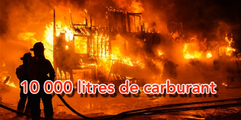 Un incendie dans un dépôt de carburant de contrebande à Kebili