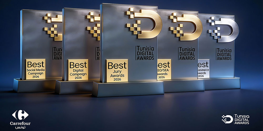 Carrefour Tunisie s’impose comme l’enseigne la plus primée des Tunisia Digital Awards 2026 avec cinq distinctions, dont quatre Gold.