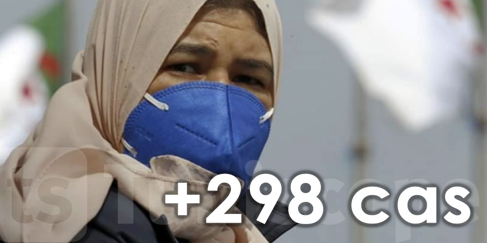 298 nouveaux cas en Algérie en 24 heures