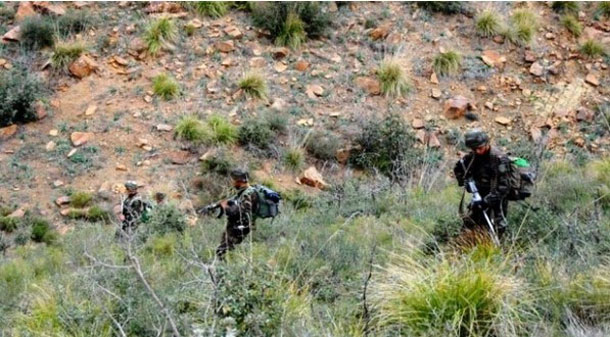 Destruction de 4 casemates pour terroristes à Batna en Algérie 