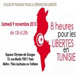 Le CTDL organise une manifestation à Paris intitulée : ‘8 heures pour les Libertés en Tunisie’