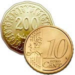 La nouvelle pièce de 200 millimes vaudra finalement moins de 10 centimes d'euro