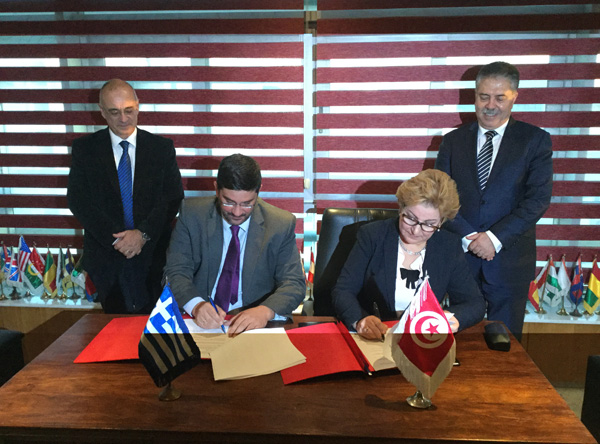 Signature d'une convention de coopération entre le CEPEX et ENTREPRISE GREECE : un tournant décisif dans les échanges Tuniso-grecs 