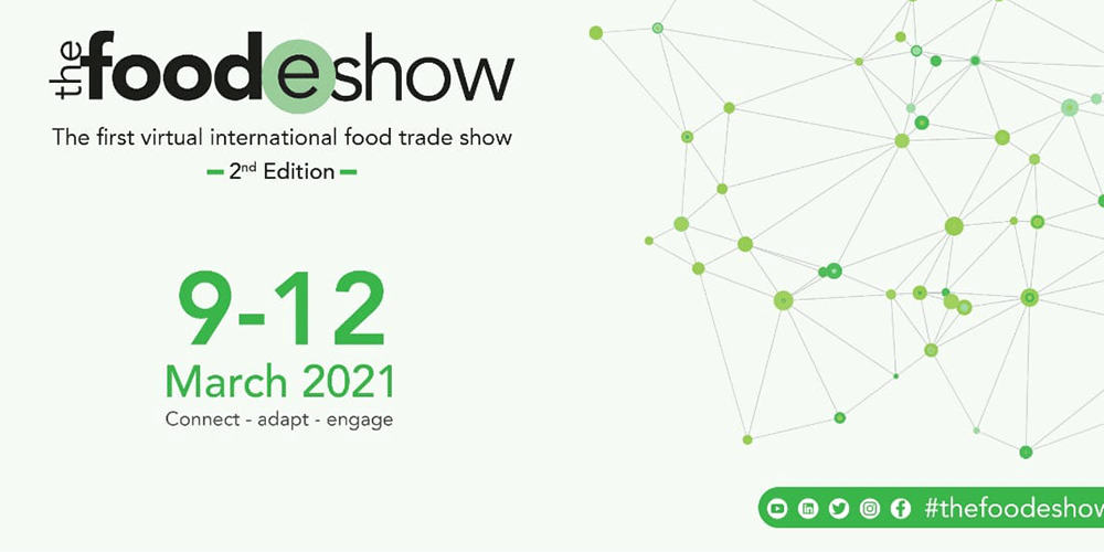 Le CEPEX invite les exportateurs Tunisiens opérant dans le secteur agro-alimentaire à participer à la deuxième édition du salon virtuel ‘’FOOD E Show’’ qui aura lieu du 9 au 12 mars 2021