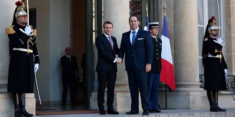 Les principales étapes de sa visite en France évoqués par Youssef Chahed dans un point de presse à l’Elysée 