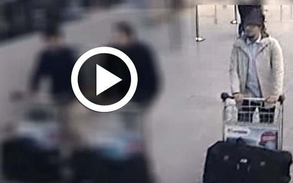 La vidéo du ''suspect au chapeau'' de l'attentat de Zaventem diffusée par la police
