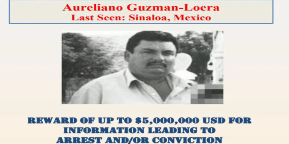 5 millions de dollars pour toute information menant à la capture du frère d'''El Chapo''