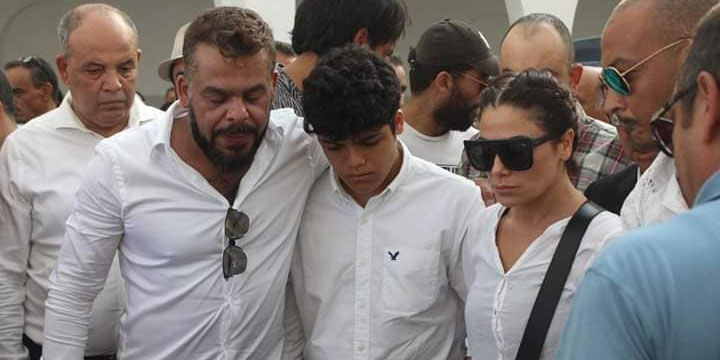 بالصور، صبا مبارك و إبنها و نجوم تونسيون و عرب في جنازة الراحل شوقي الماجري