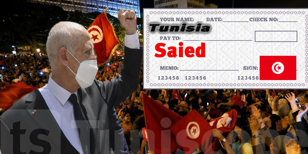 Chèque en blanc des Tunisiens à Saied 