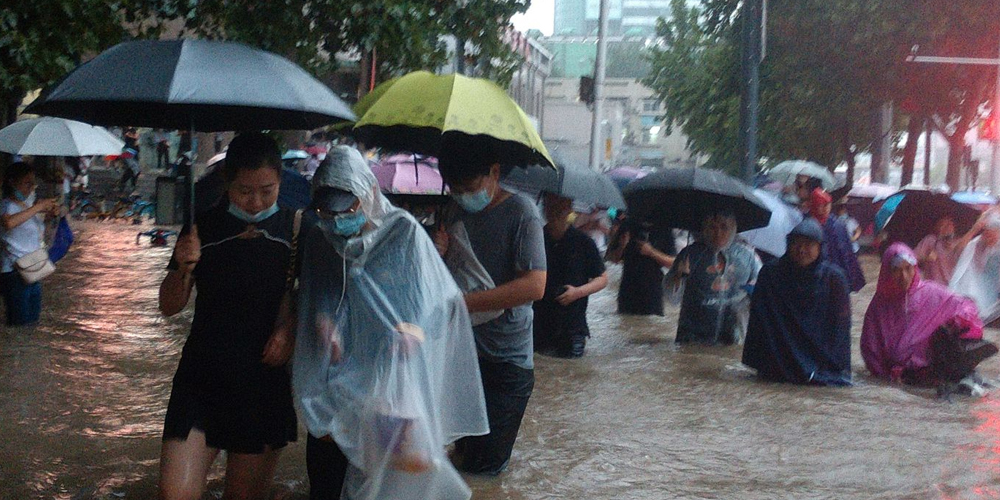 Inondations en Chine : 200 000 personnes évacuées