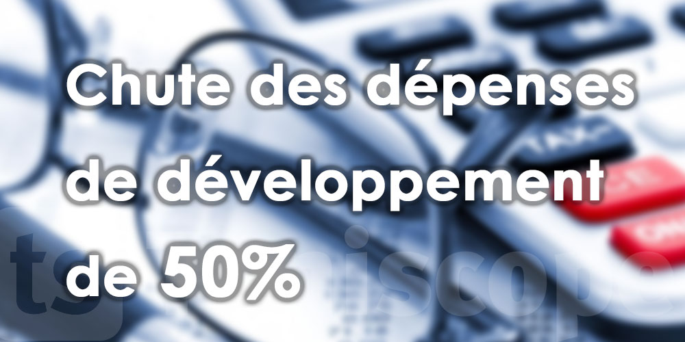 Chute des dépenses de développement de 50%, à fin avril 2020
