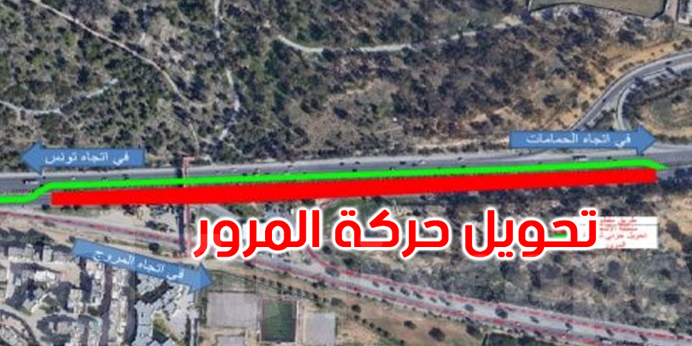 تحويل لحركة المرور بالمدخل الجنوبي للعاصمة على مستوى بئر القصعة: التفاصيل
