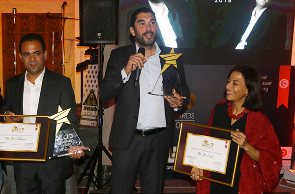 Anis Sahbani et Ali Kouki lauréats de la 8ème édition des CJD Business Awards.