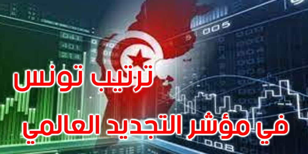تونس تتراجع بمرتبتين في المؤشر العالمي للتجديد لسنة 2022
