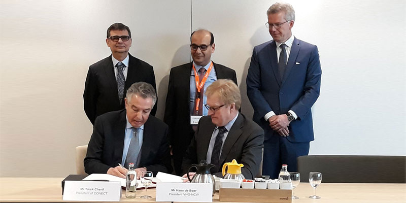 Signature d’un accord de collaboration entre la CONECT et l’organisation néerlandaise VNO-NCW