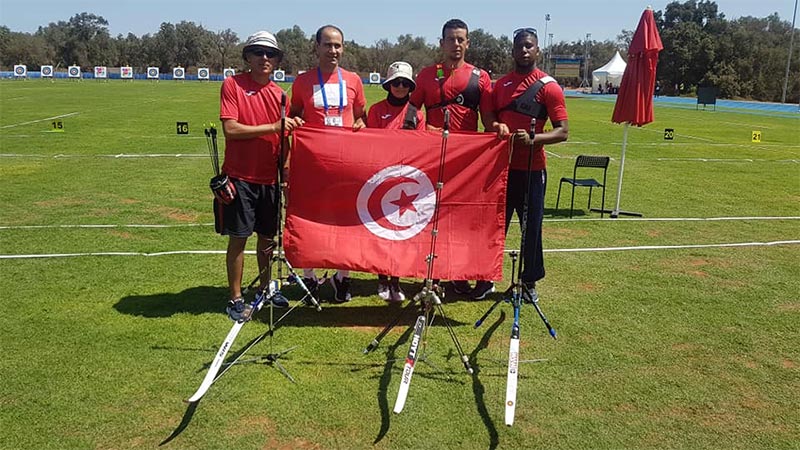 صور: المنتخب التونسي للرماية في نهائي الألعاب الإفريقية