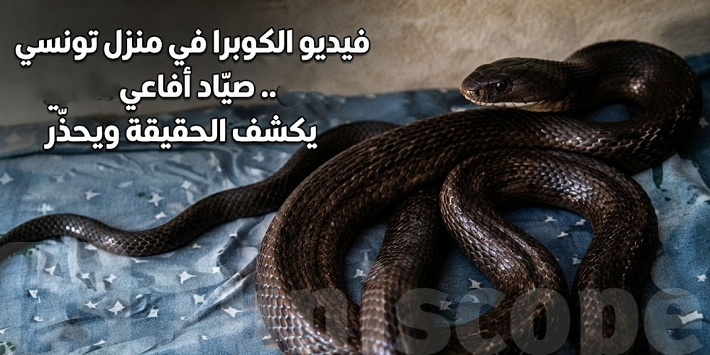 فيديو الكوبرا في منزل تونسي يثير الجدل: تحذير للتوانسة