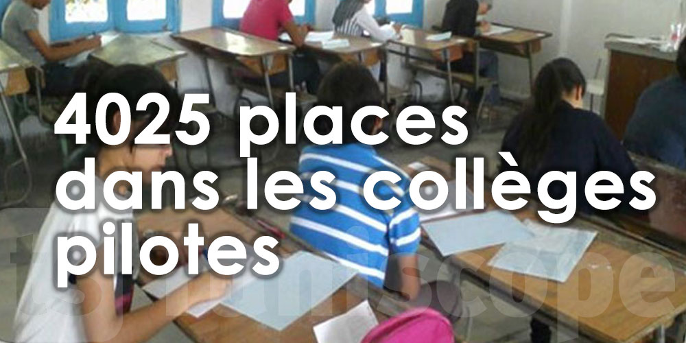 4025 places dans les collèges pilotes