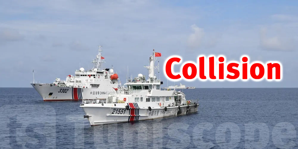 Collision en mer entre des navires chinois et philippins