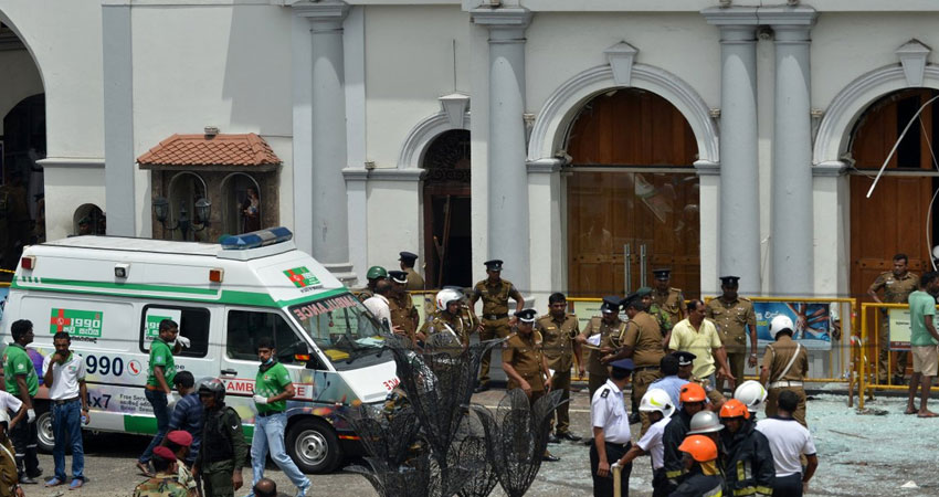 سلسلة انفجارات تضرب العاصمة السريلانكية كولومبو
