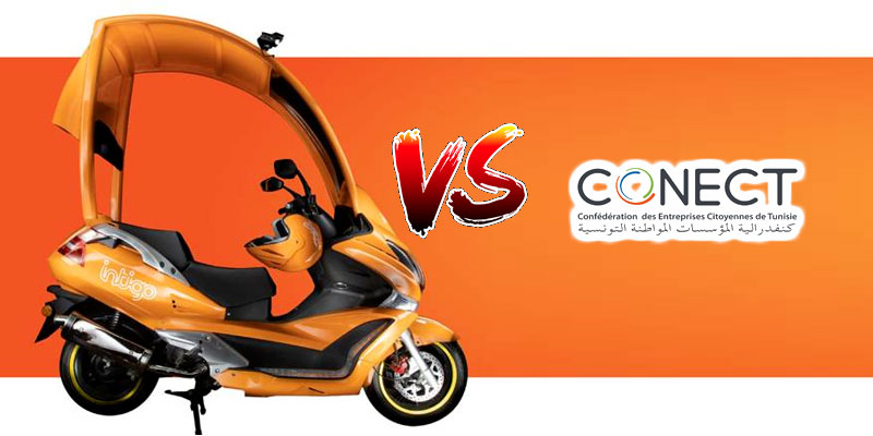 La Conect est contre le scooter de taxi