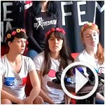 En vidéo : Déclarations chocs des 3 Femen dans une conférence de presse