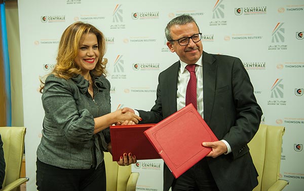 En photos : Convention de partenariat entre la Bourse de Tunis et l’Université Centrale