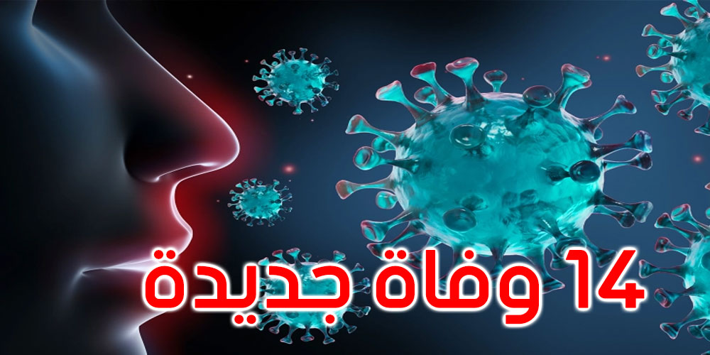 كورونا: 14 وفاة و8343 إصابة جديدة في تونس
