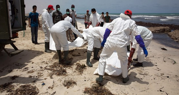 Les corps de 74 migrants découverts sur une plage libyenne