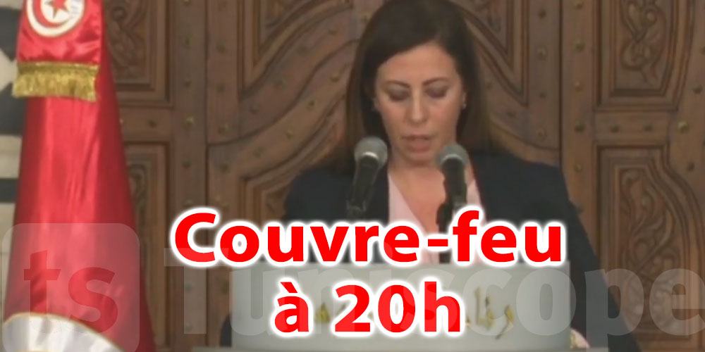 Officiel: Couvre-feu à 20h dans ces régions