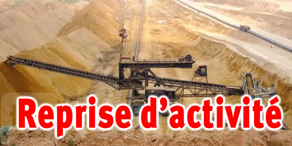 Gafsa: Reprise de la production du phosphate à Om Laarayes