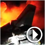 En vidéo : Le crash d'un avion Libyen à Grombalia fait 11 morts