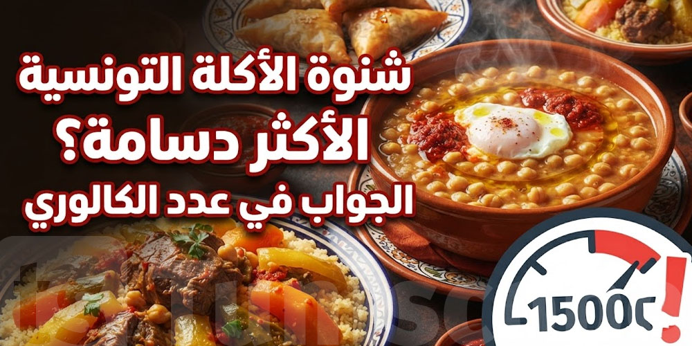 من الكسكسي للبريك… شكون الأكلة التونسية اللي فيها أكثر كالوري؟