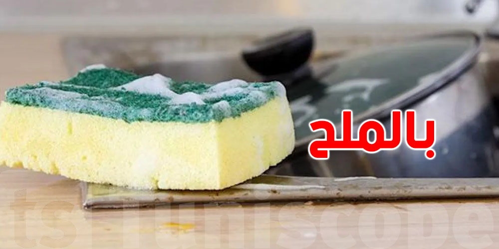 علاش لازمك ترش الملح على إسفنجة الماعون؟.. حيلة ما قالهالك حد قبل