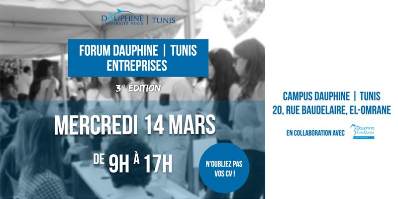 En photos : Troisième édition du Forum Dauphine Tunis Entreprises