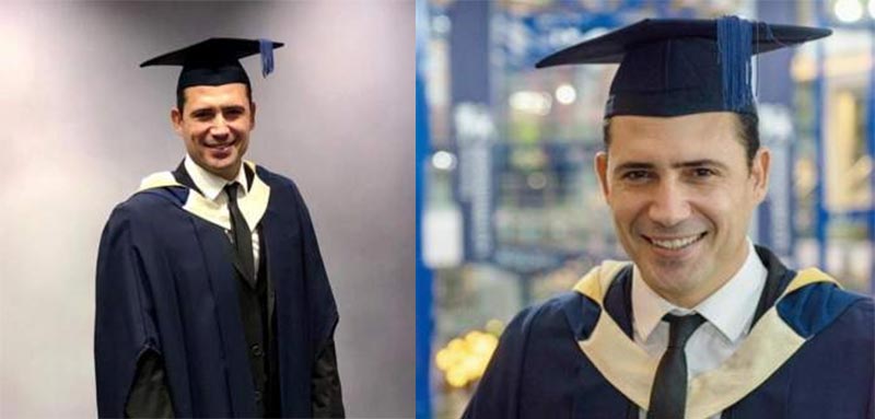 بالصور: ظافر العابدين يعود الى الجامعة