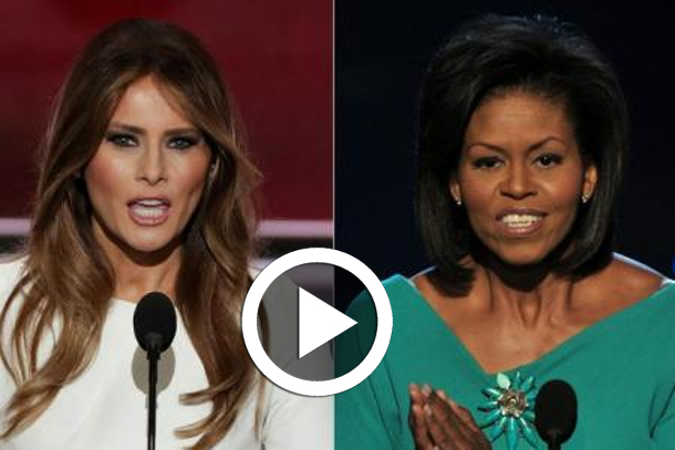 En vidéo : L'épouse de Donald Trump plagie un discours de Michelle Obama...