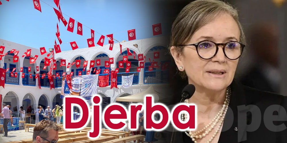 Najla Bouden en visite à Djerba