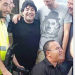 Diego Maradona, en Tunisie pour tourner une publicité