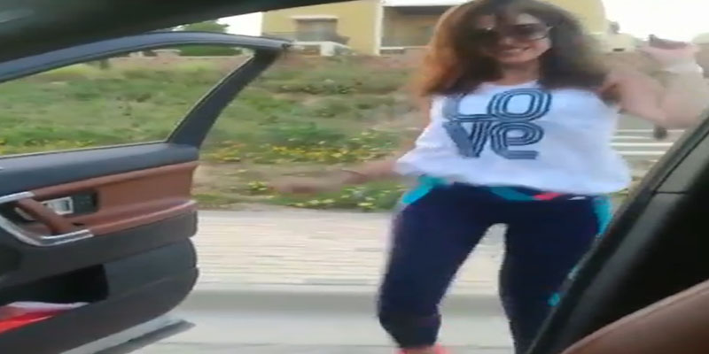 'بالفيديو: الممثلة درة زروق تشارك في 'تحدي رقصة كيكي