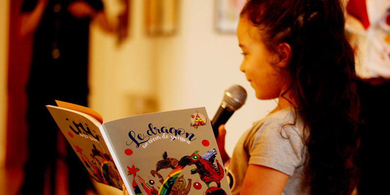 En photos : Signature d'un Livre pour Enfants par les Enfants