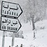 Chute de neige à Aïn Draham 